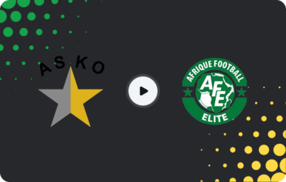 Where to watch ASKO — Afrique Football Élite, Première Division, 31.01.2026