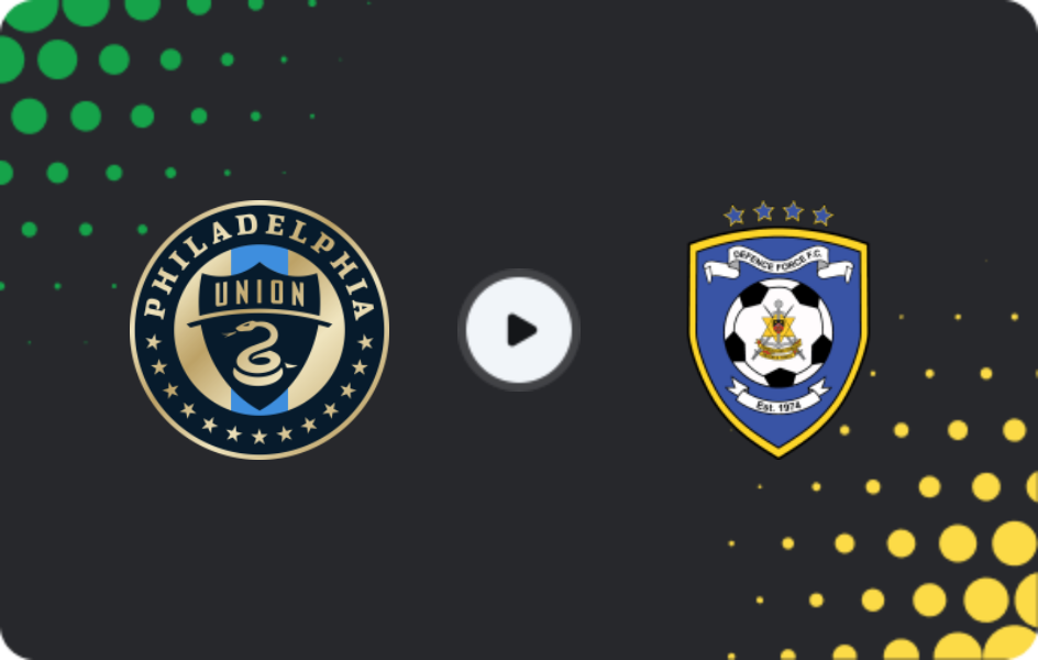 Where to watch Philadelphia Union — Defence Force, CONCACAF Champions Cup, 27.02.2026