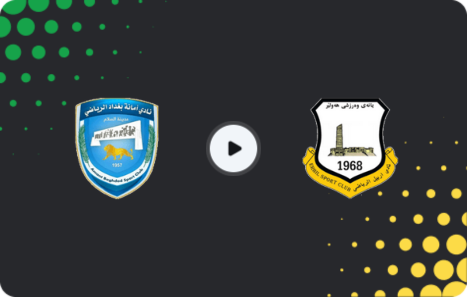 Where to watch Baghdad — Erbil, Stars League, 31.01.2026