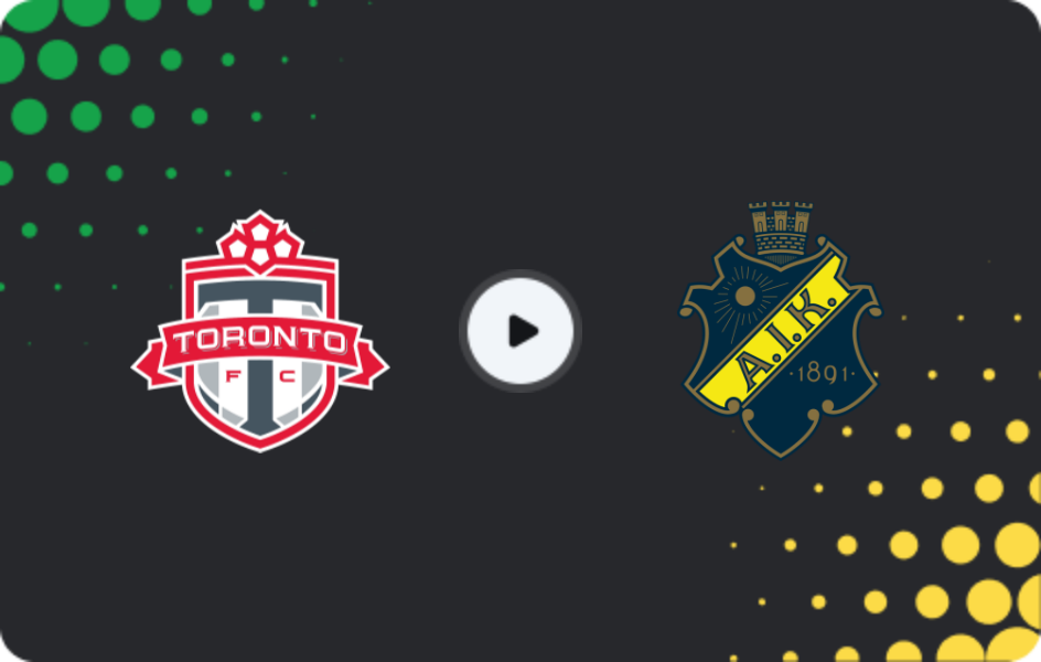 Where to watch Toronto FC — AIK, Friendlies Clubs, 07.02.2026