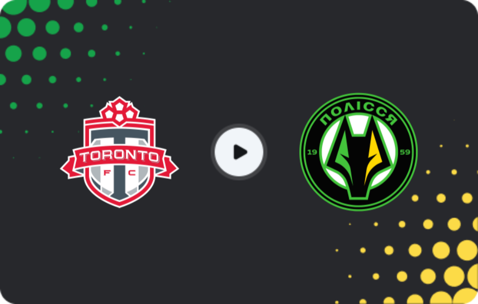 Where to watch Toronto FC — Polissya, Friendlies Clubs, 14.02.2026
