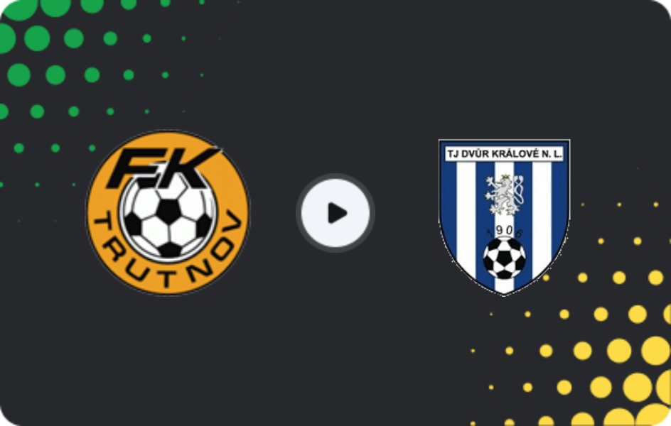 Where to watch Trutnov — Dvůr Králové, Friendlies Clubs, 18.02.2026