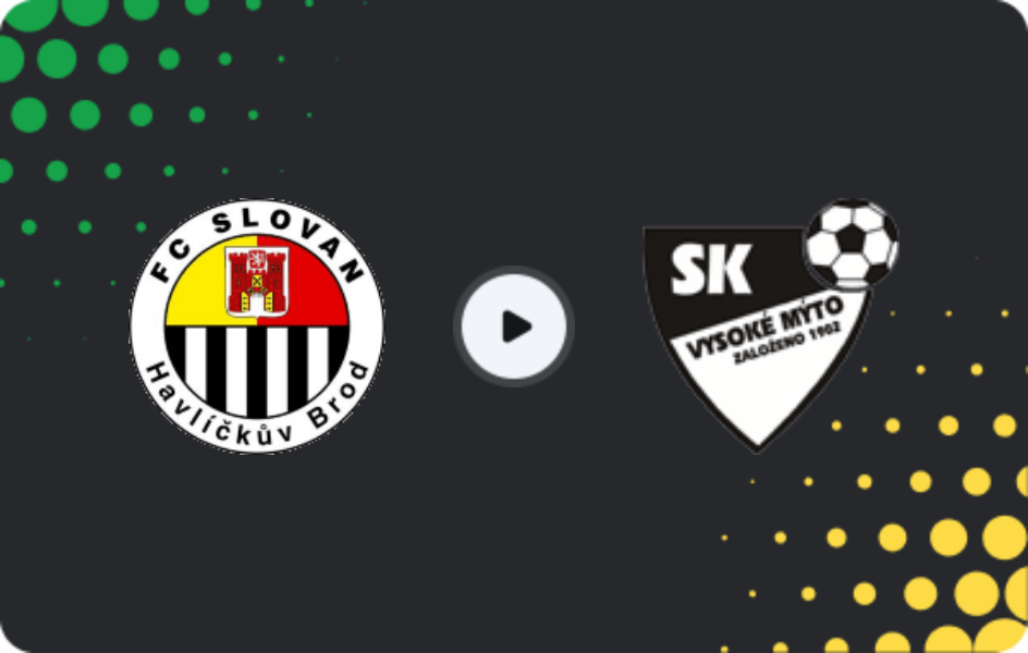 Where to watch Havlíčkův Brod — Vysoké Mýto, Friendlies Clubs, 28.02.2026