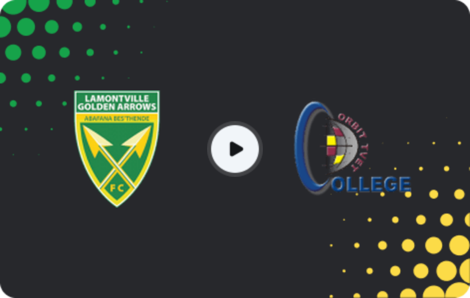 Where to watch Golden Arrows — Orbit College, Cup, 07.02.2026