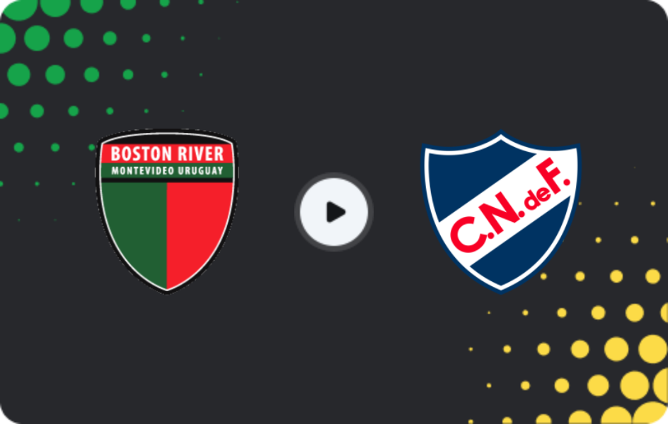 Where to watch Boston River — Club Nacional, Primera División - Apertura, 09.02.2026