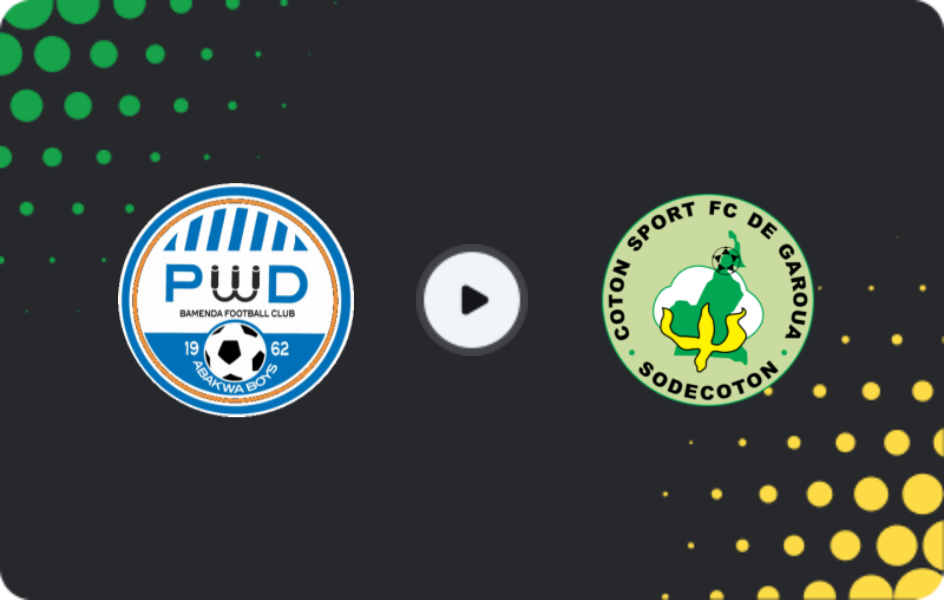 Where to watch PWD — Cotonsport, Elite One, 01.03.2026