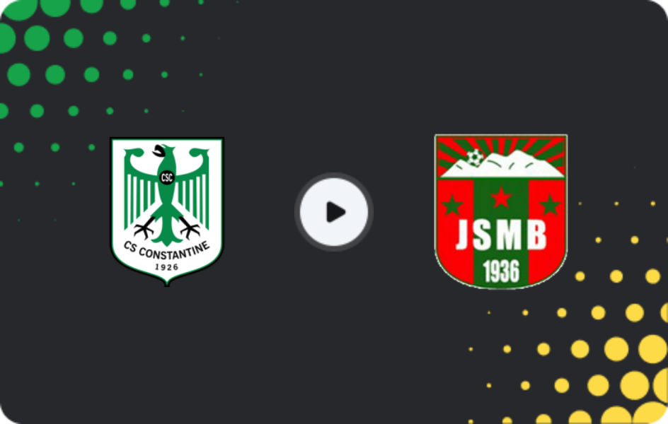 Where to watch CS Constantine — JSM Bejaia, Coupe d'Algérie, 03.03.2026