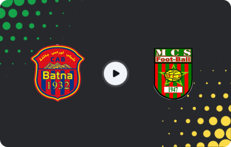 Where to watch CA Batna — MC Saida, Coupe d'Algérie, 04.03.2026