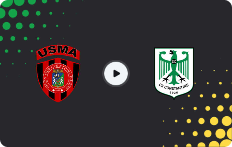 Where to watch USM Alger — CS Constantine, Ligue 1, 08.03.2026