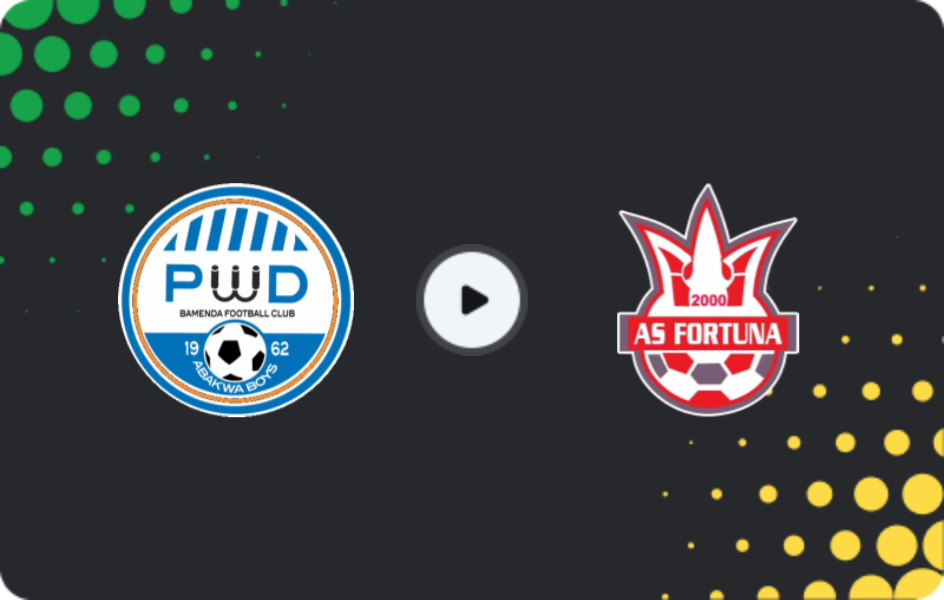 Where to watch PWD — Fortuna Mfou, Elite One, 11.03.2026