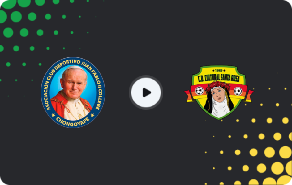 Where to watch Juan Pablo II College — Cultural Santa Rosa, Primera División, 14.03.2026