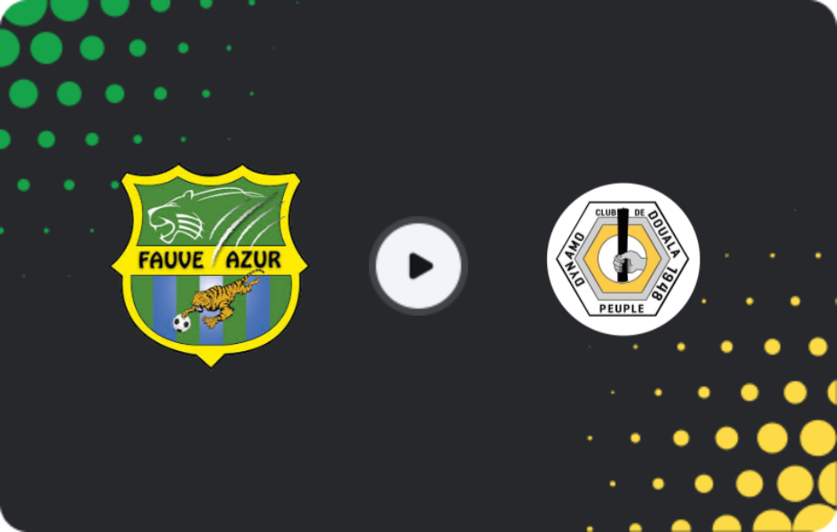 Where to watch Fauve Azur Elite — Dynamo de Douala, Elite One, 15.03.2026