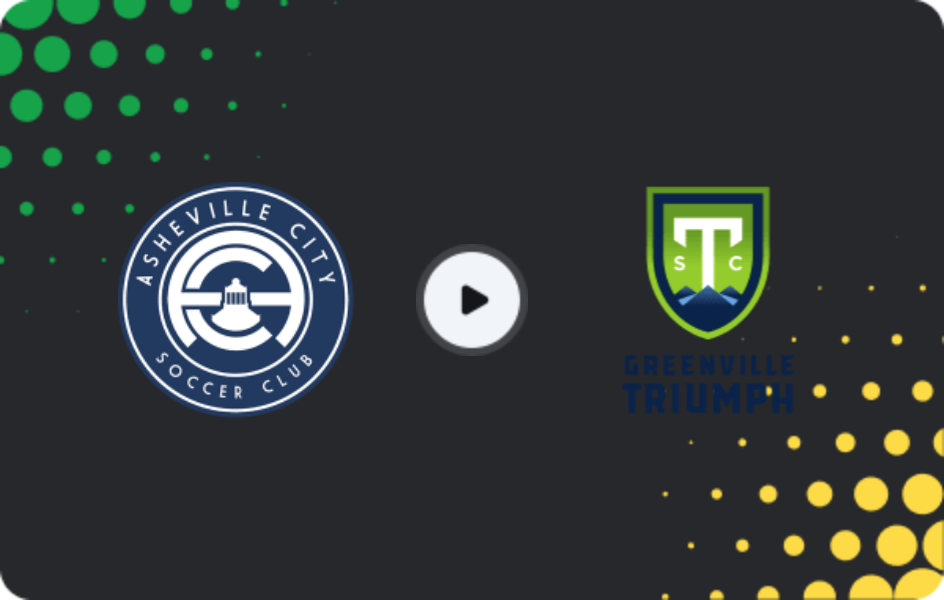Where to watch Asheville City — Greenville Triumph, Open Cup, 18.03.2026