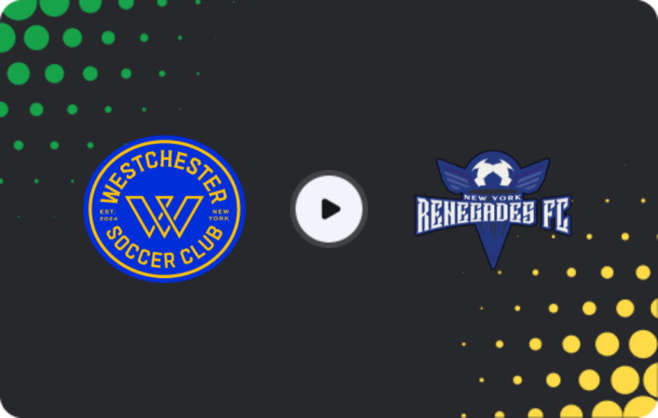 Where to watch Westchester SC — NY Renegades, Open Cup, 20.03.2026