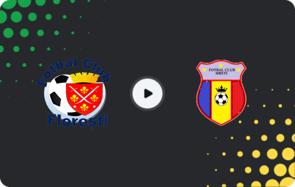 Where to watch Floreşti — Sireți, Super Liga, 20.03.2026