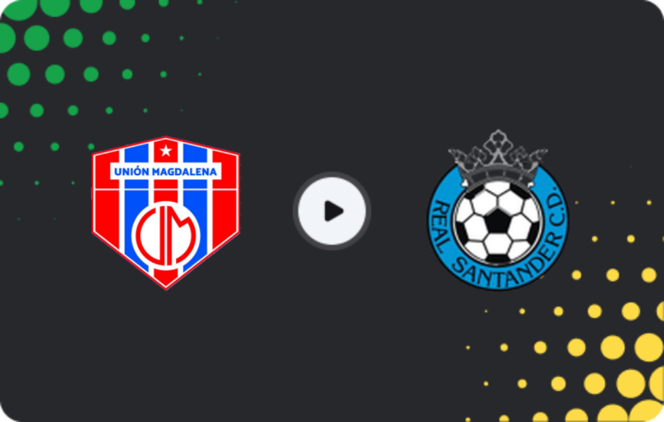 Where to watch Union Magdalena — Real Santander, Primera B, 27.03.2026