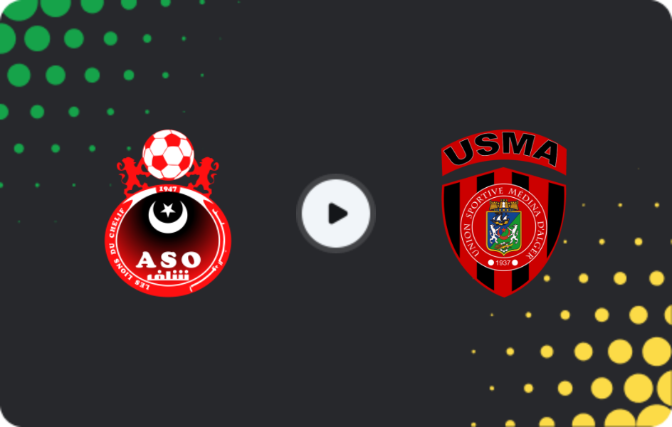 Where to watch ASO Chlef — USM Alger, Ligue 1, 03.04.2026