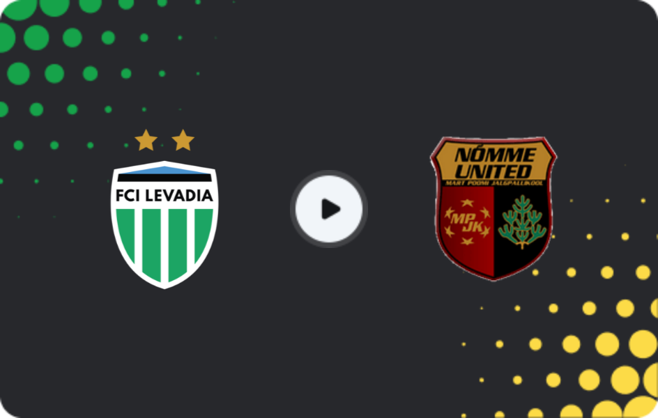 Where to watch Levadia — Nõmme United, Meistriliiga, 04.04.2026