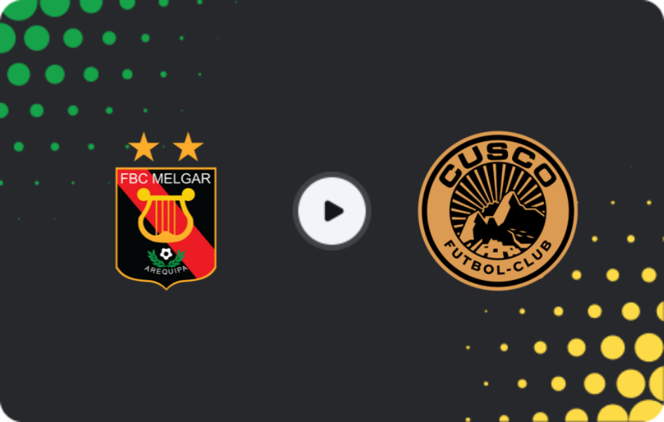 Where to watch FBC Melgar — Cusco, Primera División, 04.04.2026