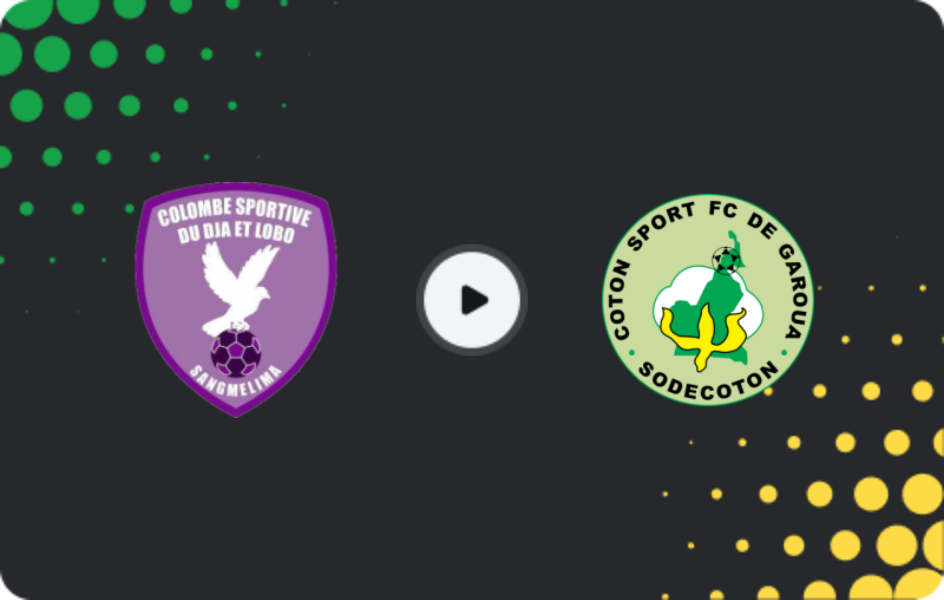 Where to watch Colombe — Cotonsport, Elite One, 08.04.2026