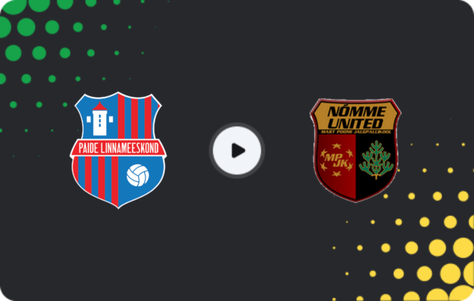 Where to watch Paide — Nõmme United, Meistriliiga, 08.04.2026