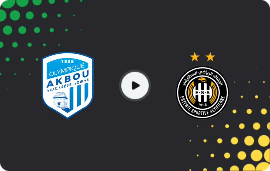 Where to watch Olympique Akbou — ES Setif, Ligue 1, 10.04.2026