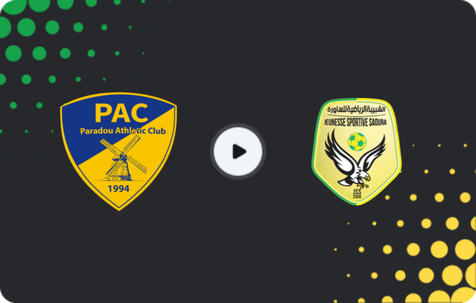 Where to watch Paradou AC — JS Saoura, Ligue 1, 10.04.2026
