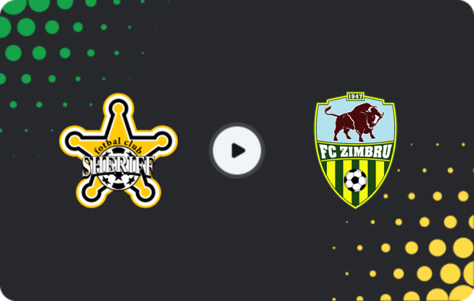 Where to watch Sheriff II — Zimbru II, Liga 1, 10.04.2026