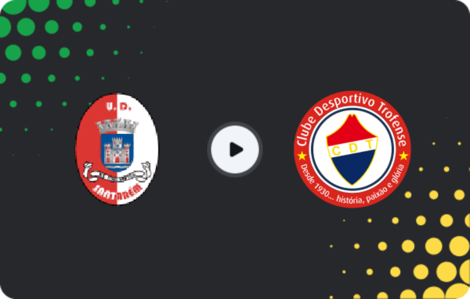 Where to watch União Santarém — Trofense, Liga 3, 12.04.2026