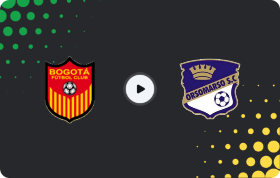 Where to watch Bogota FC — Orsomarso, Primera B, 12.04.2026