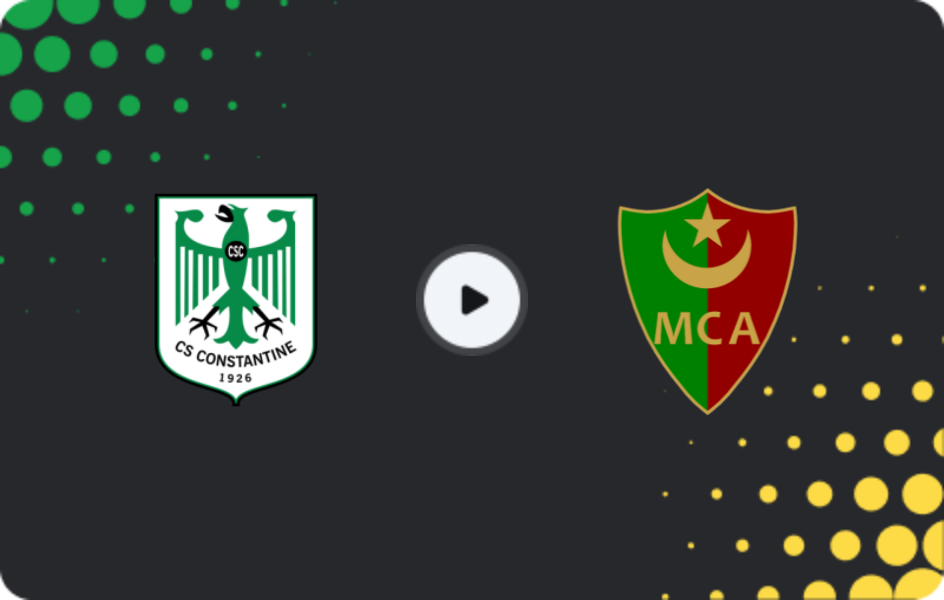 Where to watch CS Constantine — MC Alger, Ligue 1, 17.04.2026