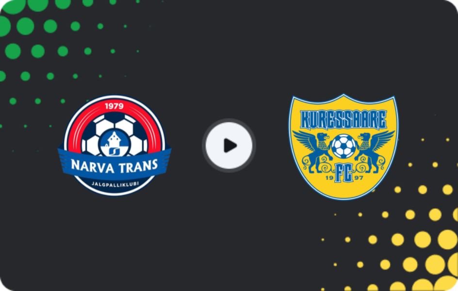 Where to watch Trans Narva — Kuressaare, Meistriliiga, 18.04.2026