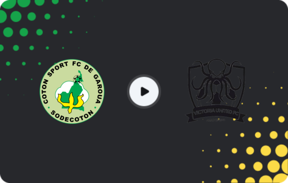 Where to watch Cotonsport — Victoria United, Elite One, 19.04.2026