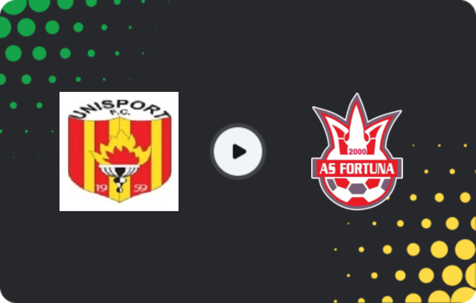 Where to watch Unisport Bafang — Fortuna Mfou, Elite One, 22.04.2026