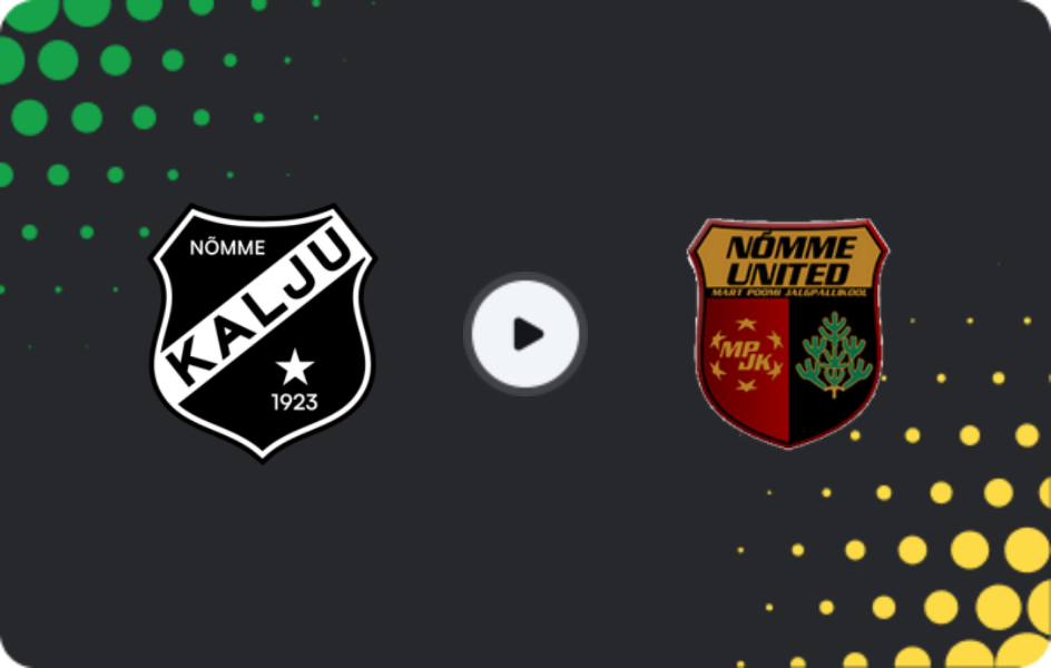Where to watch Kalju Nomme — Nõmme United, Meistriliiga, 22.04.2026