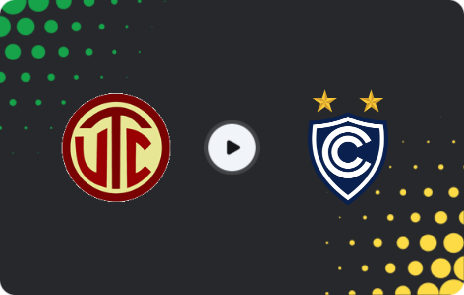 Where to watch UTC — Cienciano, Primera División, 25.04.2026