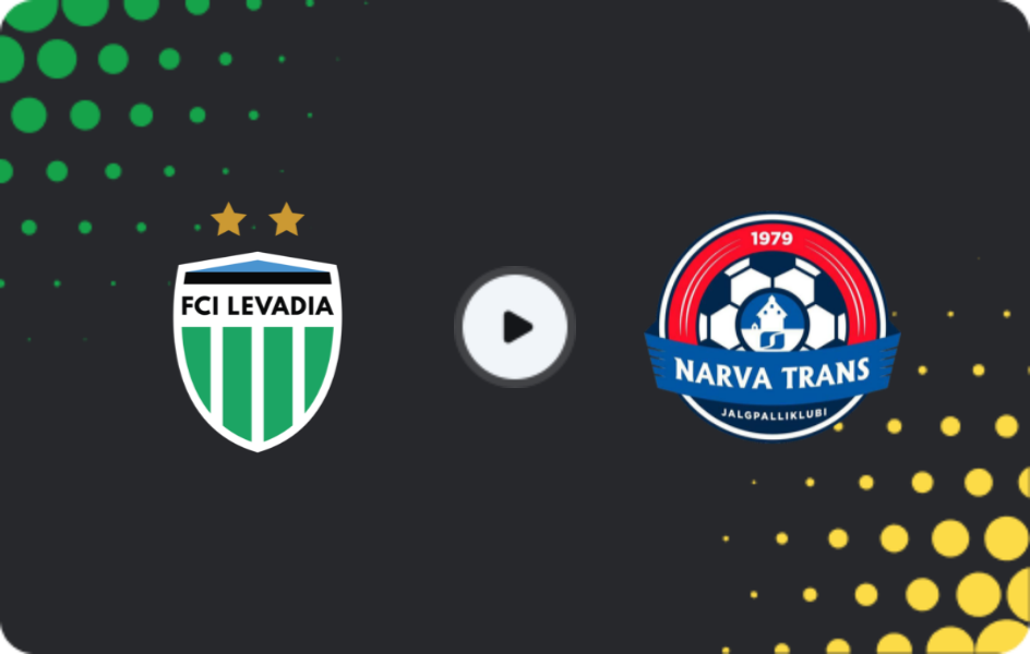 Where to watch Levadia — Trans Narva, Meistriliiga, 26.04.2026