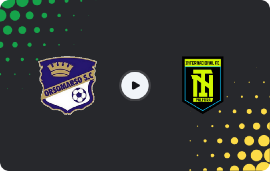 Where to watch Orsomarso — Internacional Palmira, Primera B, 01.05.2026