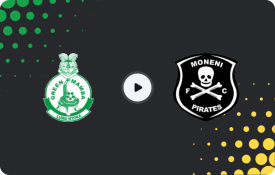 Where to watch Green Mamba — Moneni Pirates, Premier League, 02.05.2026