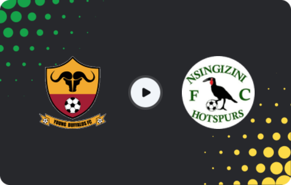 Where to watch Young Buffaloes — Nsingizini Hotspurs, Premier League, 02.05.2026
