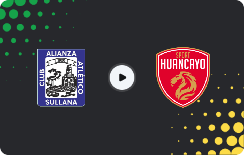 Where to watch Alianza Atletico — Sport Huancayo, Primera División, 02.05.2026