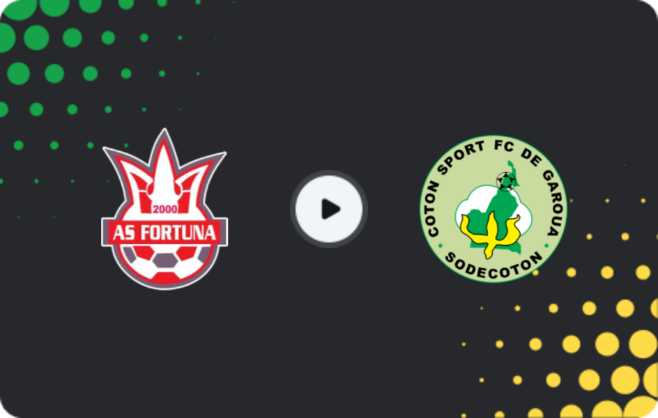 Where to watch Fortuna Mfou — Cotonsport, Elite One, 03.05.2026