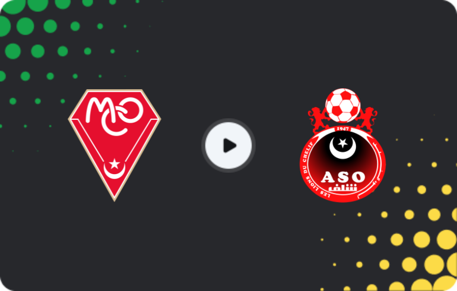 Where to watch MC Oran — ASO Chlef, Ligue 1, 09.05.2026