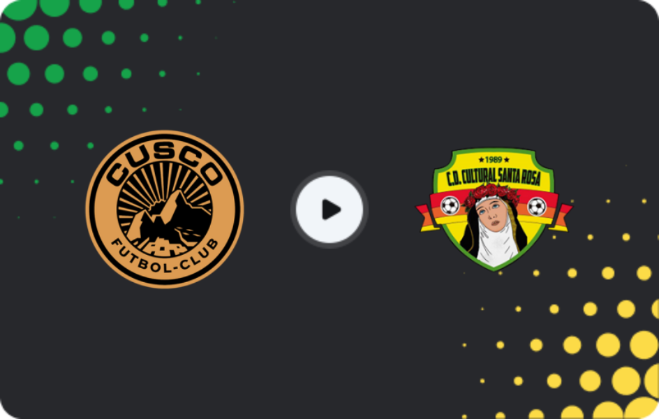 Where to watch Cusco — Cultural Santa Rosa, Primera División, 09.05.2026