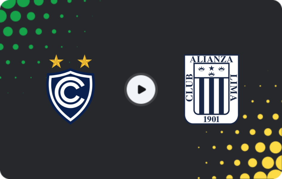 Where to watch Cienciano — Alianza Lima, Primera División, 16.05.2026