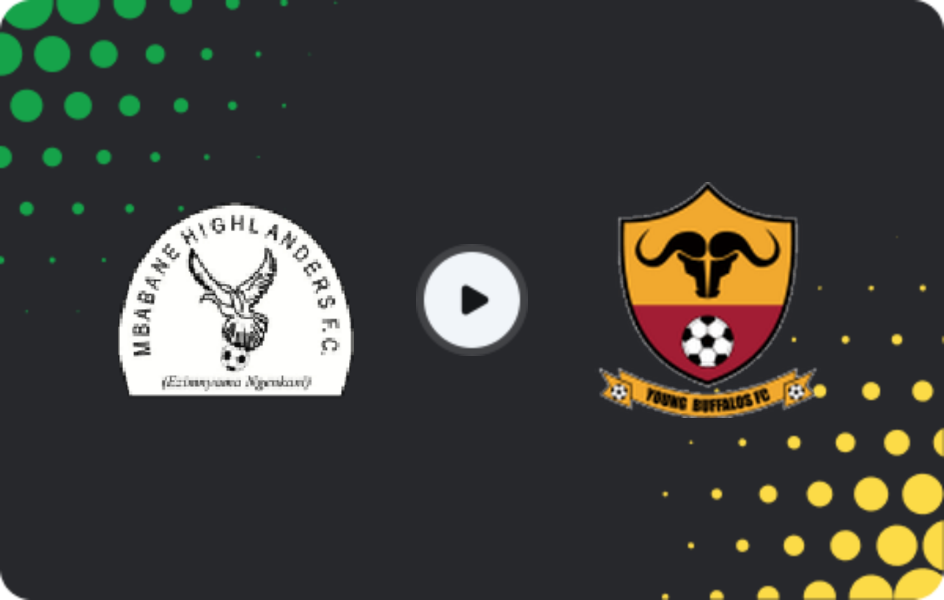 Where to watch Highlanders — Young Buffaloes, Premier League, 23.05.2026