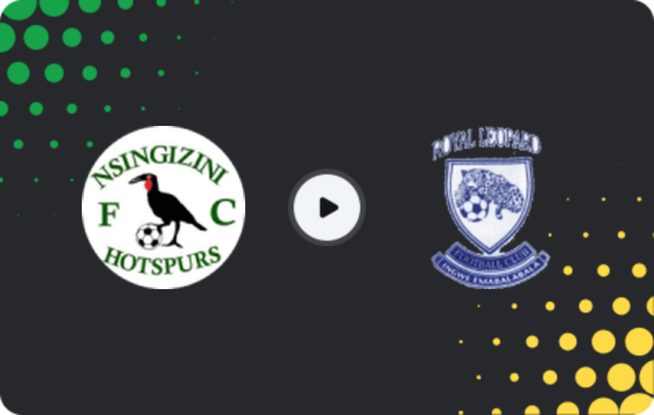 Where to watch Nsingizini Hotspurs — Royal Leopards, Premier League, 23.05.2026