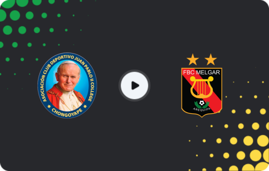 Where to watch Juan Pablo II College — FBC Melgar, Primera División, 23.05.2026