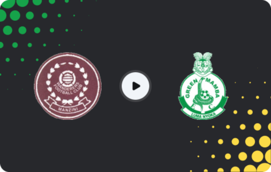 Where to watch Manzini Wanderers — Green Mamba, Premier League, 24.05.2026