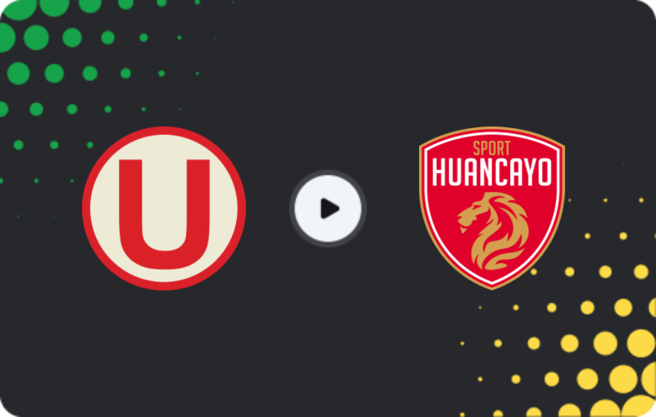 Where to watch Universitario — Sport Huancayo, Primera División, 30.05.2026